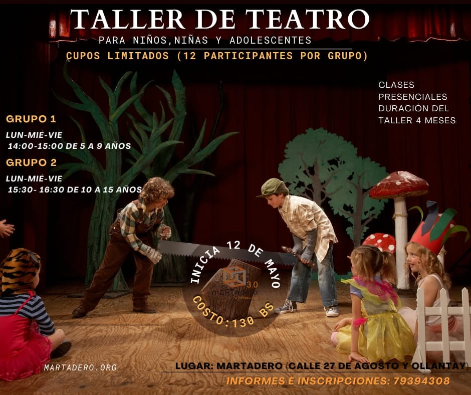 Taller De Teatro Para Niños, Niñas Y Adolescentes » MARTadero